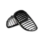 Front kidney Grille single line set for BMW E60 / E61 (03-10), glossy black