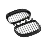 Front kidney Grille single line set for BMW E60 / E61 (03-10), glossy black