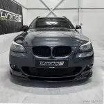 Front kidney Grille single line set for BMW E60 / E61 (03-10), glossy black