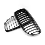Front kidney Grille set for BMW E90 / E91 LCI (08-11), glossy black