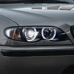 Headlights set with LED Angel Eyes for BMW E46 facelift (01-05) sedan / touring