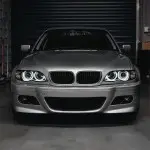 Headlights set with LED Angel Eyes for BMW E46 facelift (01-05) sedan / touring