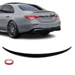Trunk Spoiler for Mercedes-Benz W223 (21-25), glossy black