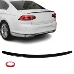 Trunk Spoiler for VW Passat B8 (15-22) sedan, glossy black