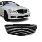Front Grille for Mercedes-Benz W221 (09-13) without ACC, glossy black