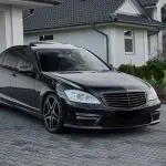 Front Grille for Mercedes-Benz W221 (09-13) without ACC, glossy black