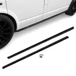 MX-Style Side Skirt Extensions set for VW T5 / T5.1 / T6 / T6.1 short weel base, glossy black