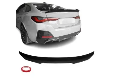 PSM style Trunk Spoiler for BMW G26 Gran Coupe, glossy black