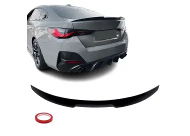 M4 style Trunk Spoiler for BMW G26 Gran Coupe, glossy black