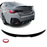 M4 style Trunk Spoiler for BMW G26 Gran Coupe, glossy black