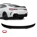 PSM style Trunk Spoiler for BMW G22 / G82 Coupe, glossy black