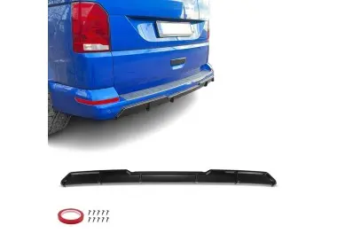 MX-Style Rear Bumper Diffuser for VW T6 / T6.1 tailgate, glossy black