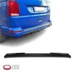 MX-Style Rear Bumper Diffuser for VW T6 / T6.1 tailgate, glossy black