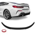 M4 style Trunk Spoiler for BMW G15 / F92 coupe, glossy black