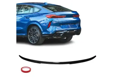 X6M-style Trunk Spoiler for BMW X6 G06 / F96, glossy black