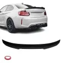 PSM style Trunk Spoiler for BMW F22 / F23 / F87, glossy black
