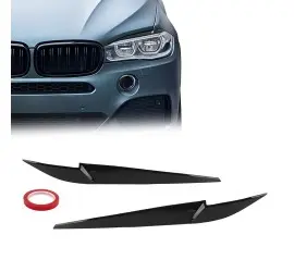 Headlight Eyebrows / Trims set for BMW X5 F15 (14-18)