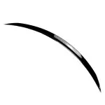 C63-style Trunk Spoiler for Mercedes C205 coupe (15-23), glossy black