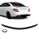 Trunk Spoiler for Mercedes C204 coupe (11-15), glossy black