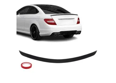Trunk Spoiler for Mercedes C204 coupe (11-15), glossy black