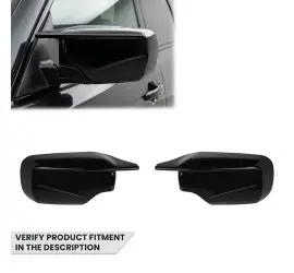 M style Mirror Caps set for BMW E39 (95-04), glossy black