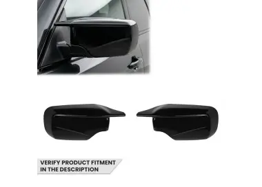 M style Mirror Caps set for BMW E39 (95-04), glossy black