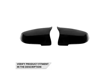 M style mirror caps set for BMW F10, F11, F06, F07, F12, F13 LCI, glossy black