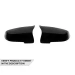 M style mirror caps set for BMW F10, F11, F06, F07, F12, F13 LCI, glossy black