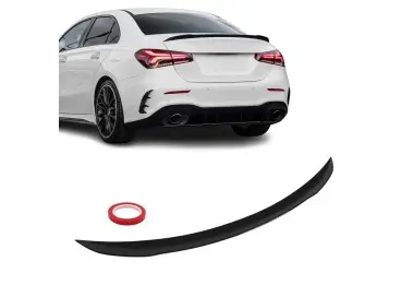 A45-inspired Trunk Spoiler for Mercedes-Benz V177 (18-25) sedan, glossy black