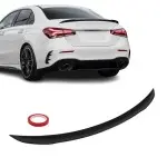 A45-inspired Trunk Spoiler for Mercedes-Benz V177 (18-25) sedan, glossy black