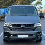 Front Upper + Lower Grille set for VW T6.1 (19-24), glossy black