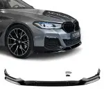 WR V2 Front Bumper Lip Spoiler for BMW G30 / G31 LCI (21-23), glossy black