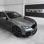 WR V2 Front Bumper Lip Spoiler for BMW G30 / G31 LCI (21-23), glossy black