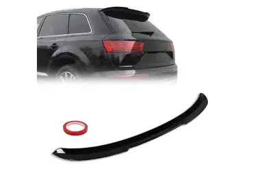 Trunk Spoiler for Audi Q7 4M pre-facelift (15-19), glossy black