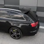 RS-style Roof Spoiler for Audi A6 C7 Avant (11-18), glossy black
