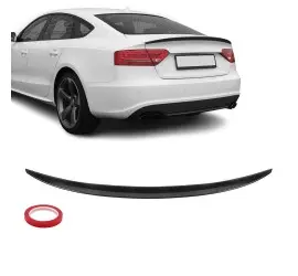Trunk Spoiler for Audi A5 B8 Sportback (09-16), glossy...