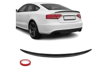 Trunk Spoiler for Audi A5 B8 Sportback (09-16), glossy black