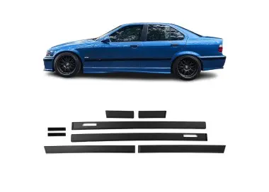 M-style Moulding Door Trims set for BMW E36 Sedan / Touring (90-99)