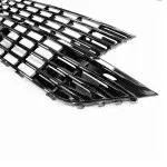 Badgeless Front Upper + Lower Grille set for VW T6.1 (19-24), glossy black