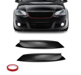 Headlight eyebrows / trims for VW Golf MK5 / Jetta MK5...