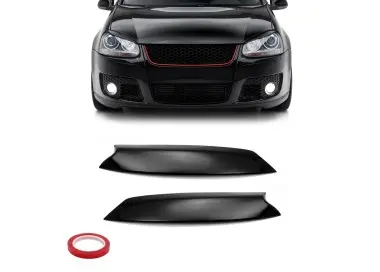Headlight eyebrows / trims for VW Golf MK5 / Jetta MK5 (03-10)