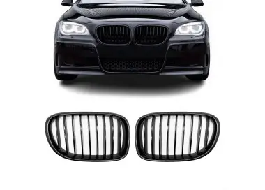 Kidney grille for BMW F01 / F02 (08-15), glossy black