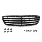 Front Grille for Mercedes-Benz W211 / S211 pre-facelift (03-06), glossy black