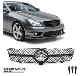 Front Grille for Mercedes-Benz CLS (C219 / W219)...