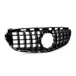 Panamericana GT-style Front Grille for Mercedes-Benz W212 / S212 facelift (13-16), glossy black