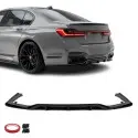 WR Rear bumper Diffuser for BMW G11 / G12 LCI (19-22) with M-Pack, glossy black