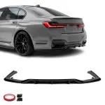 WR Rear bumper Diffuser for BMW G11 / G12 LCI (19-22) with M-Pack, glossy black
