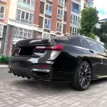 WR Rear bumper Diffuser for BMW G11 / G12 LCI (19-22) with M-Pack, glossy black