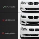 Fog lights M-Pack for BMW E60 / E61 (03-10), clear