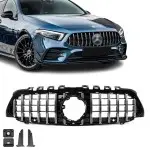 Panamericana GT-style Front Grille for Mercedes V177 / W177 (18-22) pre-facelift, black + chrome